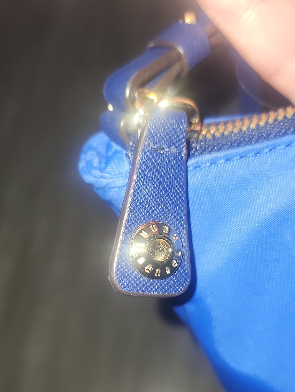 Henri Bendel Multi Blue Nylon Mini Tote Crossbody Bag - Picture 4 of 13
